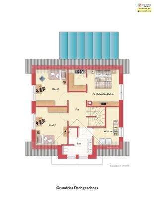 Grundriss Dachgeschoss