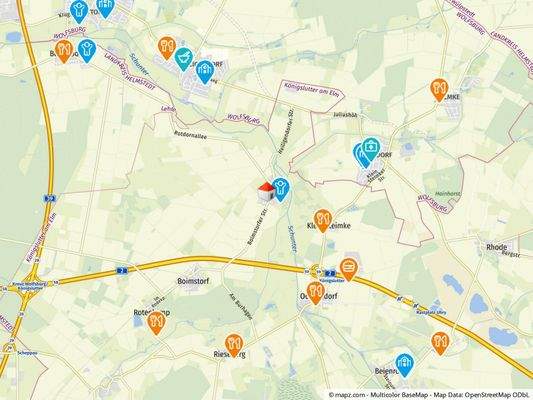 Geolyzer Kartenausschnitt