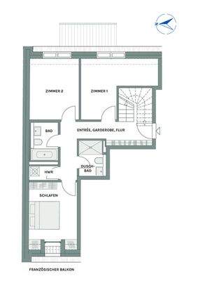 Grundriss WE 21 Untergeschoss