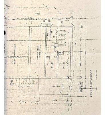 Grundriss Kellergeschoss mit Garage