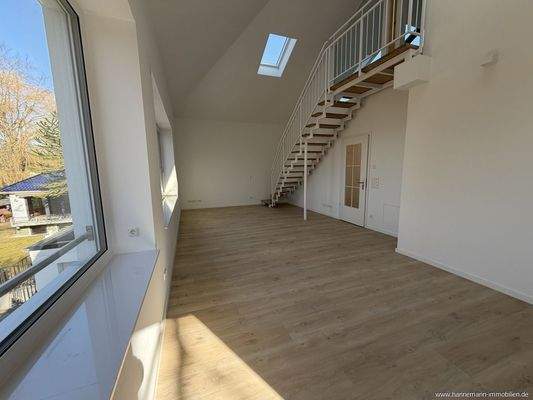 Blick zum Wohnbereich