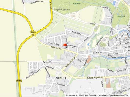 Geolyzer Kartenausschnitt