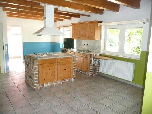 Rückansicht offene Küche 