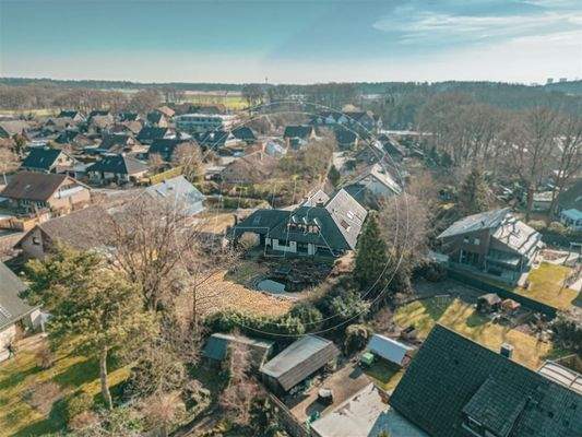 Gartenbereich aus der Luft