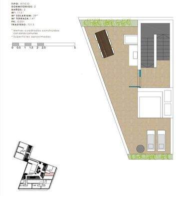 Grundriss Dachterrasse