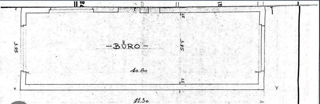 Grundriss Hinterhaus - Büro