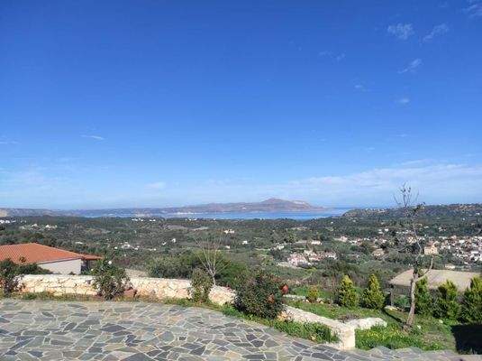 Kreta, Gavalochori: Grundstück mit unbegrenztem Panoramablick auf das Meer zu verkaufen