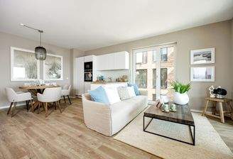 Wohn- und Essbereich (Musterwohnung 2)