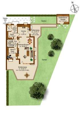 Grundriss Erdgeschoss