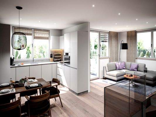 Wohnbeispiel Neubau Küche