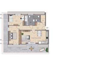 Großzügige Wohnung mit wunderschöner Dachterrasse