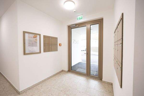 Eingangsbereich Kremstalstraße 75d