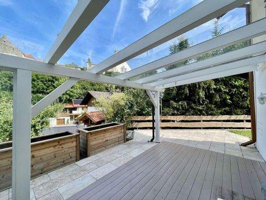 Überdachte Terrasse