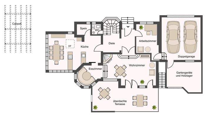 Grundriss Erdgeschoss