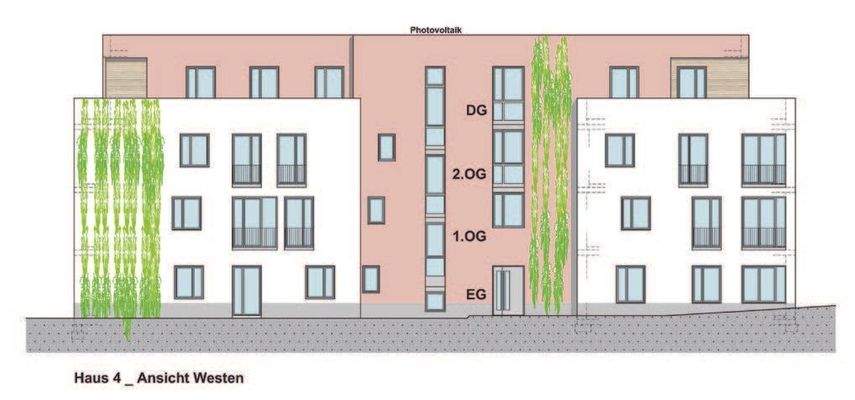 Haus 4 Ansicht Westen 