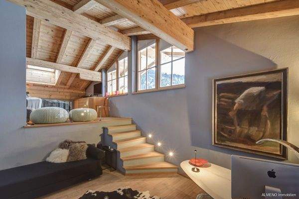 Schlafbereich mit Büro und Kaiserblick 