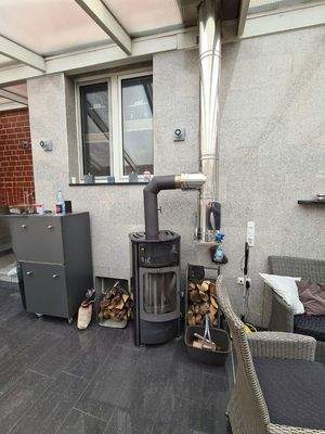 Karmin im Wintergarten