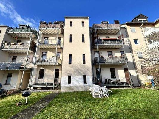 Rückansicht Gebäude