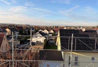 Ausblick Maisonette-Wohnung Richtung RW