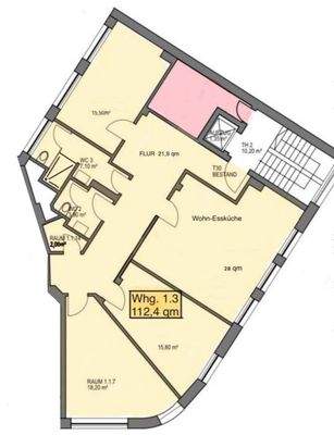 Grundriss moderne Wohnung