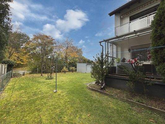 Garten auf der Südseite