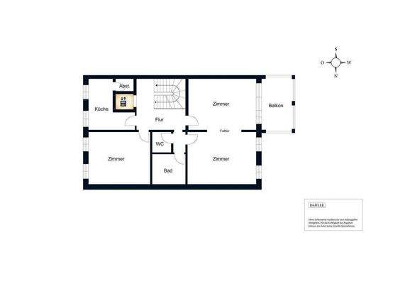 Grundriss 1. Obergeschoss