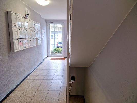 saubere Briefkastenanlage