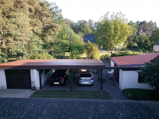 Blick auf das Grundstück
