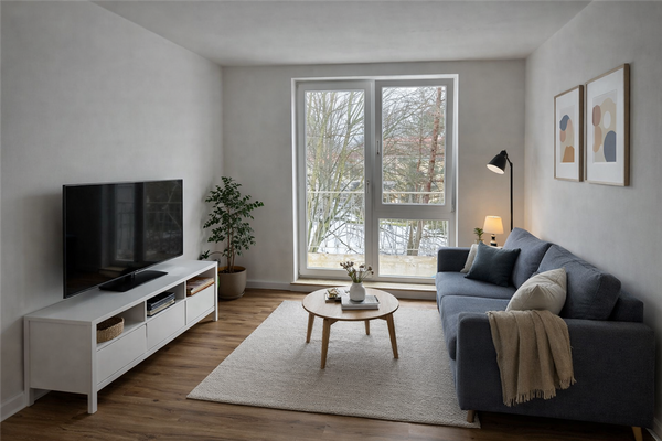 Wohnzimmer - virtually staged