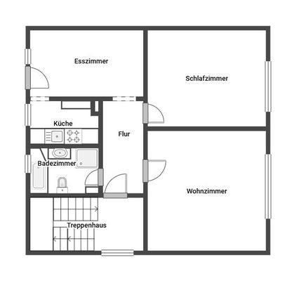 Grundriss Obergeschoss