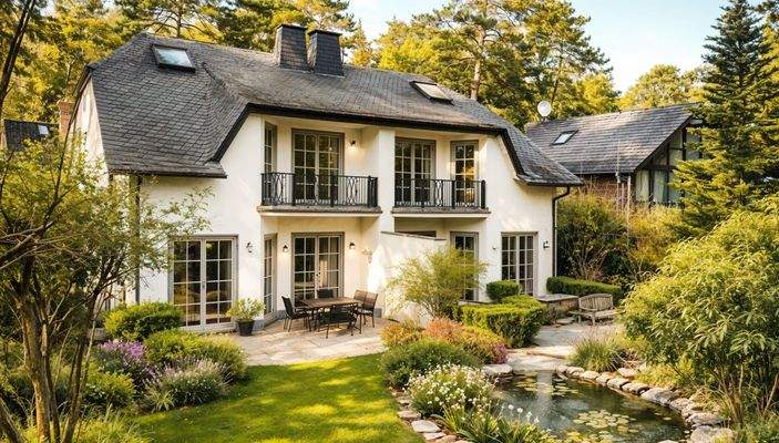 Visualisierung Rückansicht Wohnhaus