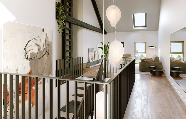 Wohnbereich Obergeschoss Visualisierung