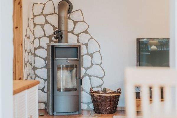 Kaminofen im Wohnraum