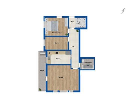 Grundriss Obergeschoss