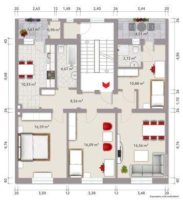 Grundriss 2. Obergeschoss
