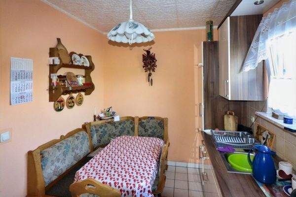 Küche mit Sitzbereich