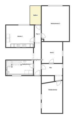 Grundriss Skizze1. OG