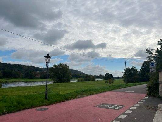 Elberadweg vor der Haustür