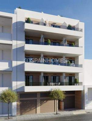 Flats in a Complex with Rooftop Pool in Torrevieja Center