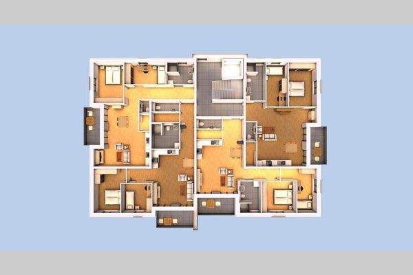 3D Innenansicht 1. OG