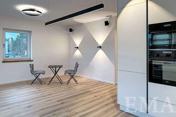 Blick zum Wohnbereich