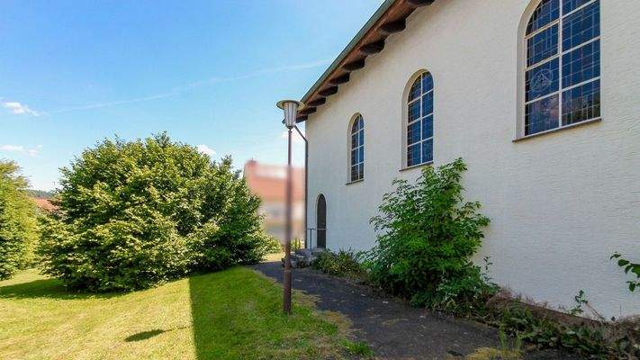 Kirche Hintere Ansicht