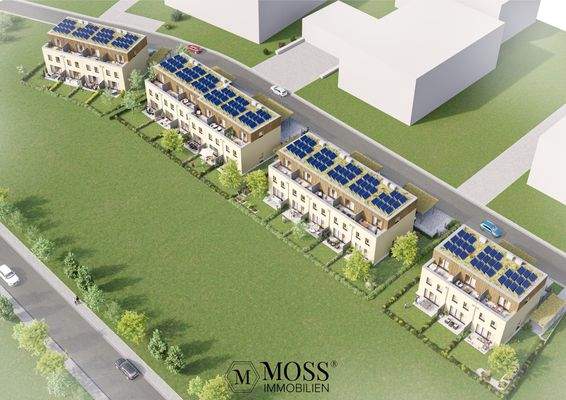 Bauvorhaben Achern Gemengeweg Vogelperspektive