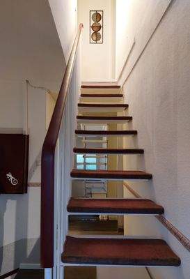 Treppe zum Spitzboden