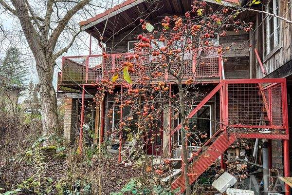 Abriss auf dem Grundstück