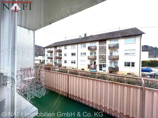 Balkon Wohnzimmer Süd-West 