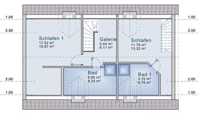 Grundriss Dachgeschoss