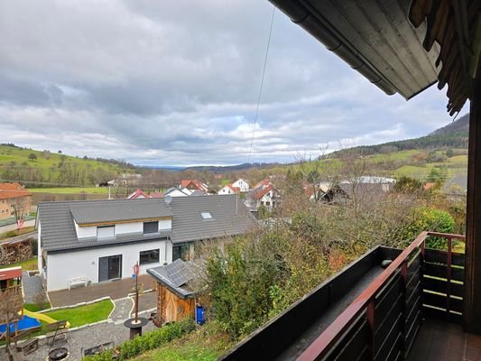 Ausblick Balkon.