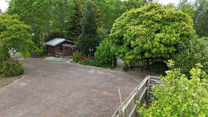 Garten von der Wohnung OG