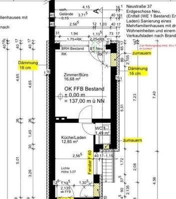 Fläche rückwärtiger Bereich